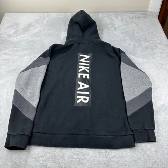 Nike Air Black Full Zip Hoodie Men’s Size M - Picture 5 of 15